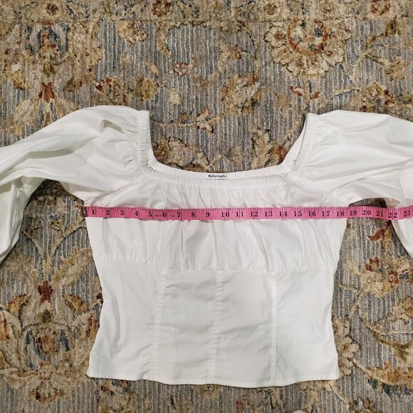 Reformation Truffle Top, Size 12 - Picture 5 of 13